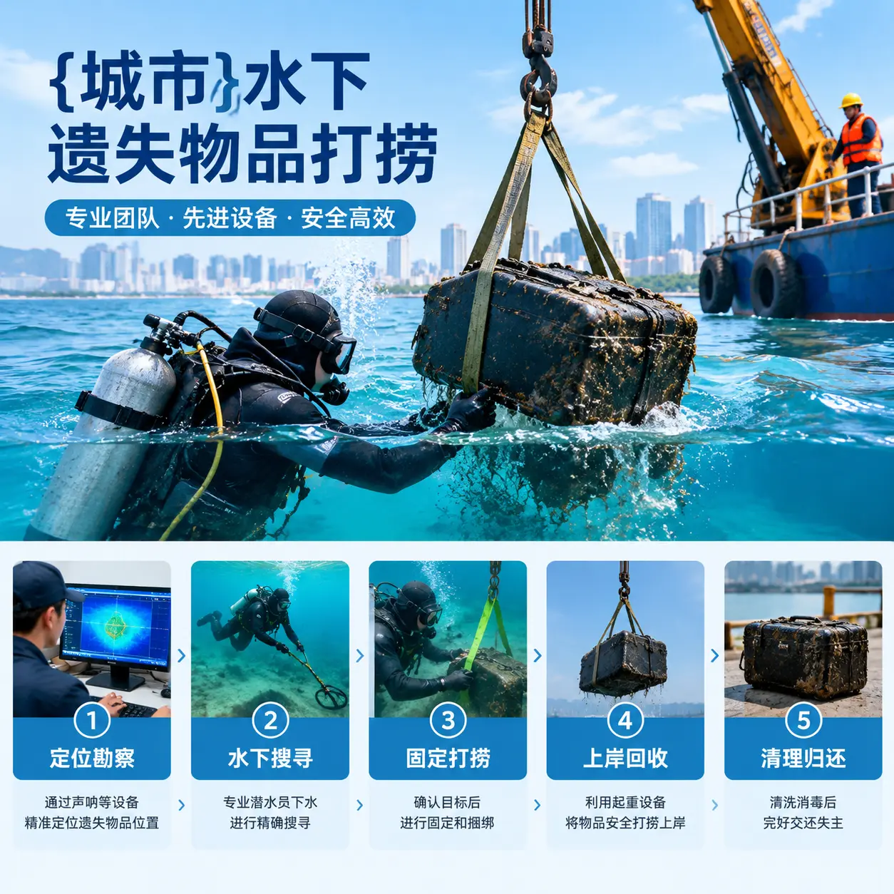 罗定水下遗失物品打捞